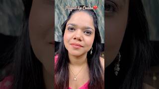 Peachy lip combo maybellinevinylink nykaalipliner lipsticktutorial [upl. by Putscher]