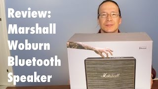 Review Marshall Woburn Bluetooth Speaker [upl. by Clarine]