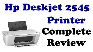 HP DESKJET 2545  COMPLETE REVIEW [upl. by Jerrilyn]