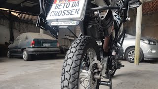 PAR DE PNEUS VIPAL TR300 NA CROSSER 150 VEJA ESTE VÍDEO [upl. by Anicul]