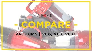 Duronic Vacuum Cleaner Range  Duronic VC6 VC7 amp VC70 [upl. by Aciret]