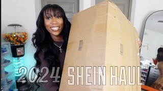 2024 HUGE SHEIN WINTER TRY ON HAUL SWEATERS COATS  MORE 50 ITEMS [upl. by Ydnec]