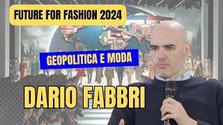 Dario Fabbri  GEOPOLITICA E MODA  Watch Future For Fashion 2024  Vanity Fair Ita  Marzo 2024 [upl. by Loughlin]