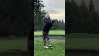 Draw vs fade match birdiesurfer golf match golfmatch shorts golfyoutube golfer [upl. by Arianie593]