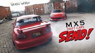 Mx5 Drift Cars SEND Donuts  Project HomeGrown [upl. by Ardy]