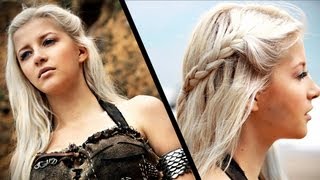 Game of Thrones Khaleesi Hair Tutorial Daenerys [upl. by Bunce]