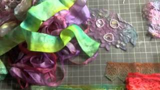 Dyeing Silk Ribbon [upl. by Haras]