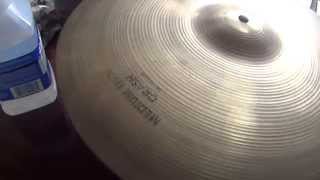 Zildjian Cymbal Cleaner VS Paint Thinner Mineral Spirits [upl. by Schroeder569]