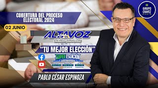 EnVivo Cobertura Especial Elecciones 2024 en Altavoz en Red Sinaloa con Pablo César Espinoza [upl. by Nylyram191]