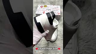 2024 Christmas Gift Real VS Fake DOLCE amp GABBANA White Portofino Sneakers unboxing checking [upl. by Ahsinot]