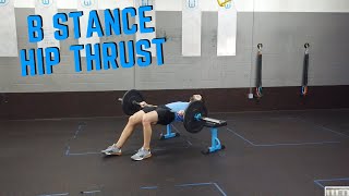 B Stance Hip Thrusts [upl. by Damal]