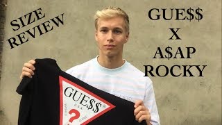 AAP ROCKY X GUESS PICK UPS amp SIZE REVIEW [upl. by Nagah995]