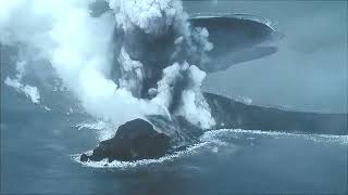 Eruption of an underwater volcano off the island of Iwo Jima Japan November 2023 topdisaster [upl. by Alrahc987]