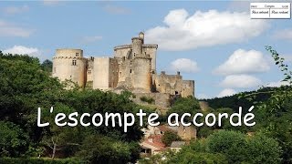 Comptabilité  Lescompte accordé [upl. by Wenona61]