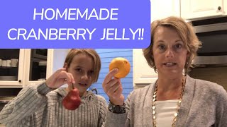 Homemade Antioxidant Rich Cranberry Jelly My Favorite Thanksgiving Side [upl. by Elset422]