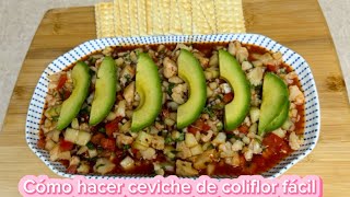 Cómo hacer ceviche de coliflor fácil🌸🌸🌸 [upl. by Julina]