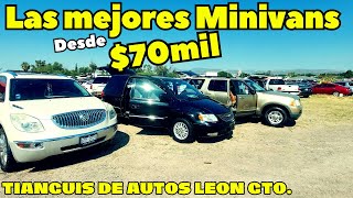 Camionetas Familiares las Mejores Desde 70Mil pesos Tianguis de autos leon e Irapuato Gto [upl. by Ritch]