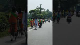 Cycle Rally for Quality Education Movement [upl. by Nylazor592]