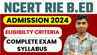 RIE CEE 2024क्या है RIE CEE Application form start last date exam date  syllabus exam pattren [upl. by Gaulin]