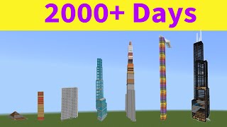 Spending 100 Days In Minecraft Creative [upl. by Gerrie]