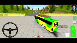 Realistic bus simulator games for android  Asali bus gadi je si Game Video🤟 [upl. by Ahsilek]