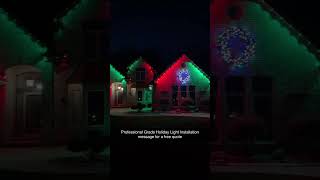 Govee Permanent Outdoor Holiday Light Installation fy fypシ゚viral goveelights michigan [upl. by Mcgee]