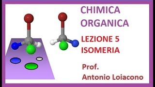 CHIMICA ORGANICA  Lezione 5  Isomeria [upl. by Iney24]