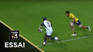 TOP 14  Essai Nemani NADOLO 2 MHR  Montpellier  Clermont  J9  Saison 20172018 [upl. by Inness]