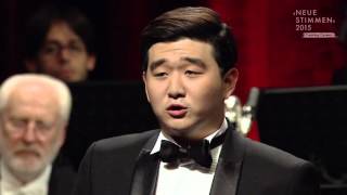 NEUE STIMMEN 2015  Semifinal Jung Rae Kim sings quotSon io mio Carloquot Don Carlos Verdi [upl. by Fortunato]