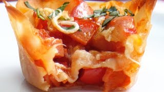 Pizza Cupcakes  Appetizer [upl. by Annagroeg]