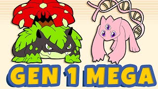 FULL GEN 1 MEGA Evolution Fanmade  Pokemon [upl. by Annasor]