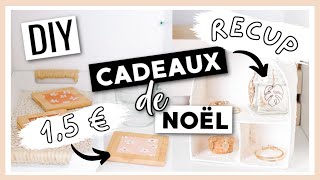 DIY CADEAUX DE NOËL RECUP À FABRIQUER PETIT BUDGET [upl. by Draneb]