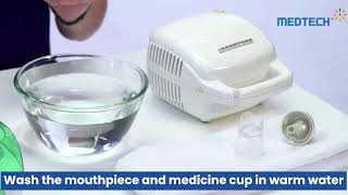 How to clean the MedTech Nebulizer [upl. by Kehr]