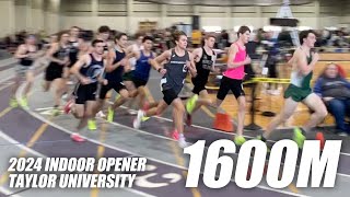 2024 Indoor Opener at Taylor University  Boys 1600M  Jack Strong [upl. by Guss]