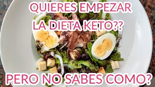 COMO EMPEZAR LA DIETA KETO PARA PERDER PESO RAPIDO PASO A PASO PARA PRINCIPIANTESDIETA 2020 [upl. by Orten]