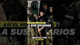 ASÍ EL “NINI” JEFE DE SEGURIDAD DE LOS CHAPITOS REGAÑA A SICARI0S🇲🇽☠️shorts mexico narcos [upl. by Nirhtak82]