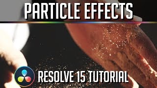 Add Particles Effects to Fusion Titles in DaVinci Resolve 15  Instant Sparkles [upl. by Bicknell]