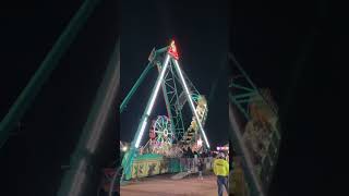 Pharaohs Fury Carnival Ride 2023 at Frazier Shows Fort McDowell AZ [upl. by Nomis]