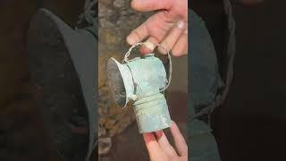 Old carbide miners lamp found in old coal mine Over 100 years old [upl. by Gervais]