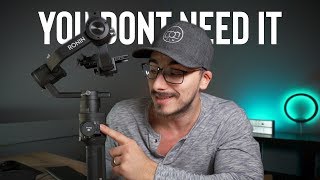 You Dont NEED A Gimbal  I Barely Use My DJI RONIN S [upl. by Airdnahs]