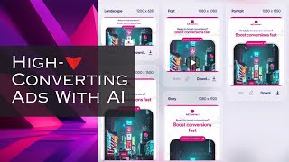 Generate HighConverting Ads With AI In minutes  Based on Data [upl. by Eitsirc275]