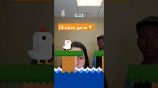 Chicken game gone wrong 🤣 Introducing Tiktok challenge to friends shorts [upl. by Romulus879]