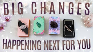 What BIG CHANGES Are Happening Next For You • PICK A CARD • [upl. by Halley]