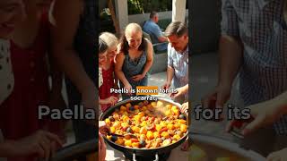 Paella is one of the most iconic dishes in Spain originating from the Valencian region food [upl. by Asit]