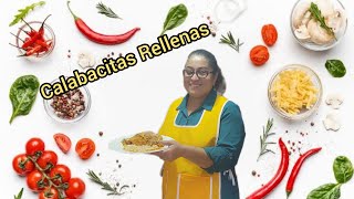 Calabacitas Rellenas Con Carne Molida  Mimí Cocina [upl. by Jepum]