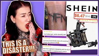 Tattoo Enthusiast Reacts To SHEIN Tattoo Machine Reviews [upl. by Otrebliw544]