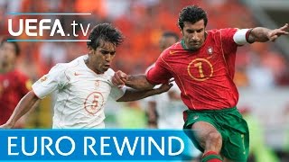 EURO 2004 highlights Portugal 21 Netherlands [upl. by Anoed]