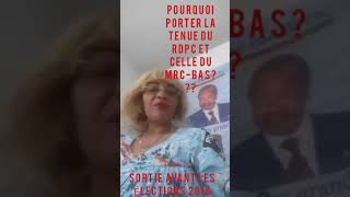 Usurpation de titre pour le changement au Cameroun  arborez alors la tenue de Maurice Kamto [upl. by Roselle]