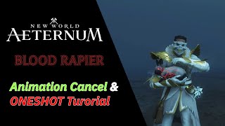 How to ONESHOT with Blood Rapier🩸 Animation Cancel Tutorial amp Tips [upl. by Ulphi]