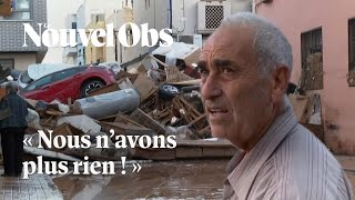 quotJe nai rien pu fairequot  en Espagne les sinistrés des inondations sous le choc [upl. by Adnawot]